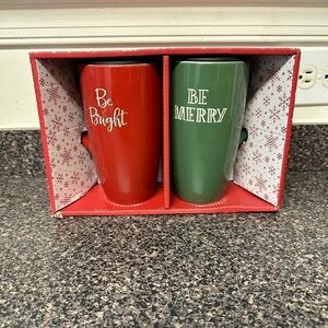 Christmas Ceramic Travel Mugs 2